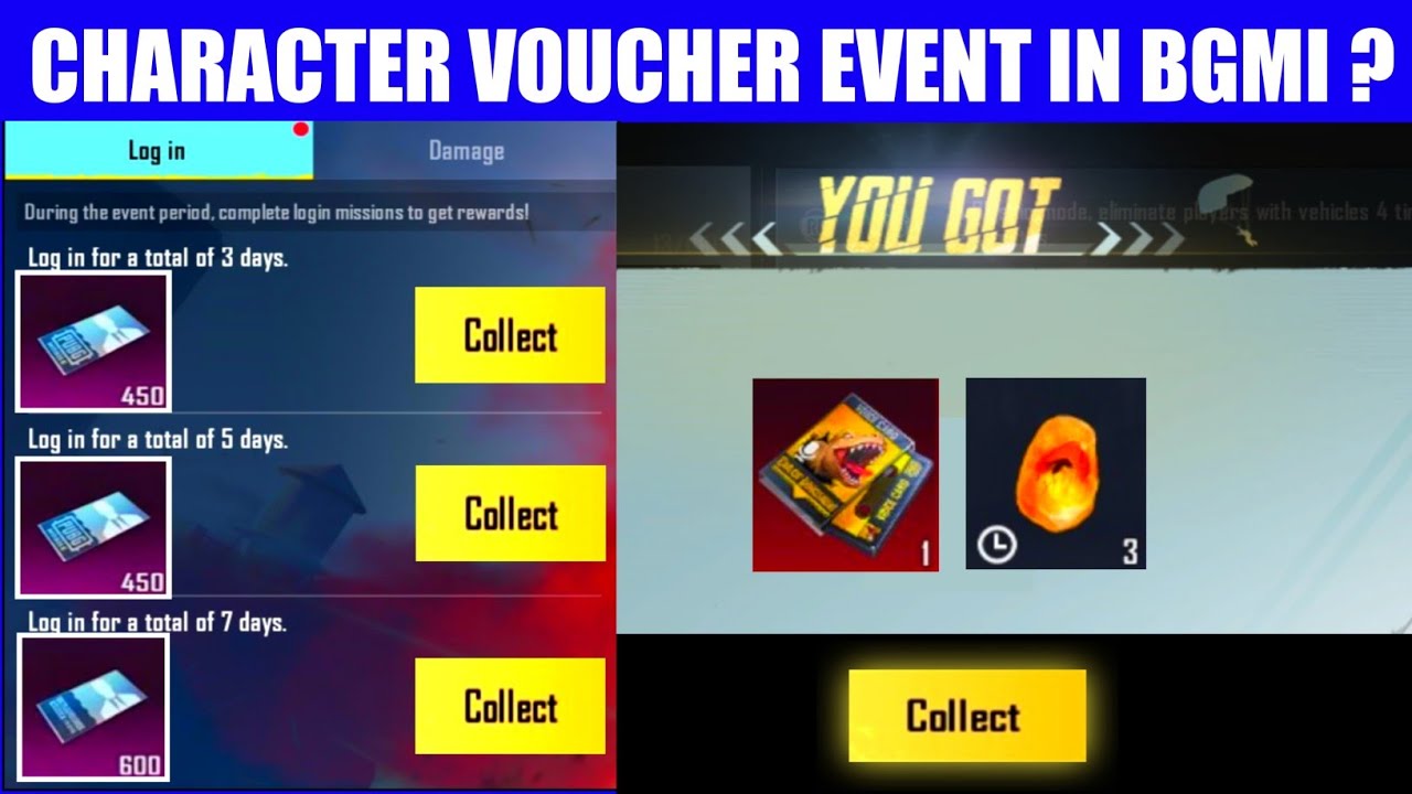 BGMI MAI CHARACTER VOUCHER EVENT AAYEGA || GET FREE MYTHIC VOICE PACK😱 ...
