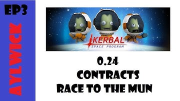 Kerbal Space Program KSP Career 0 24 EP3 Completing some contracts
