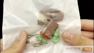 Deutsch DT3-1-BRN DT Series 3 Pin Brown Connector Kit | Deutsch Connectors