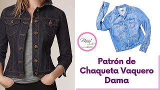 #68 CHAQUETA DE JEANS CON TUS MEDIDAS| PATRÓN PASO A PASO| 1RA PARTE|