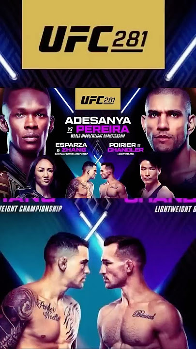 Alex Pereira vs Adesanya- Chandler vs Poirier @ufc@Runyourday @Poatan.AlexPereira @ChandlersWildLife