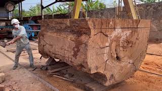 #madera el minucioso y maravilloso proceso de una "maravillosa" cortadora de gran tamaño😱😱