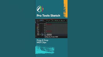 New in Pro Tools Sketch — Drag & drop MIDI clips ▶️ youtu.be/UeCl1cr3vLo