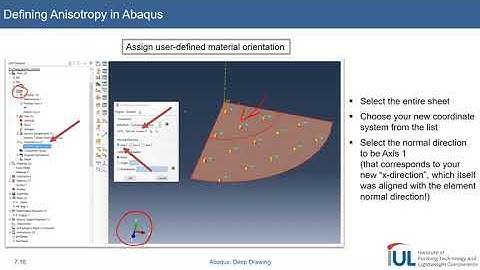 Abaqus Tutorial: Deep Drawing with Anisotropy #2: Setup & Analysis