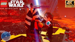 Ahsoka Tano vs Dark Side Anakin - LEGO Star Wars The Skywalker Saga (4K 60FPS) Free Play Mode