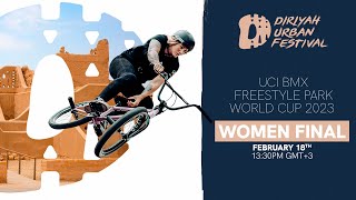 2023 Uci Bmx Freestyle Park World Cup Women Finals Diriyah
