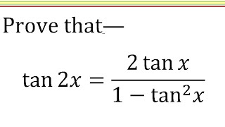Tan2x 2tanx 1 Tan X Trigonometric Identity Solve Hindi Youtube Tan2x 2tanx 1 Tan X Trigonometric Identity Solve Hindi Youtube