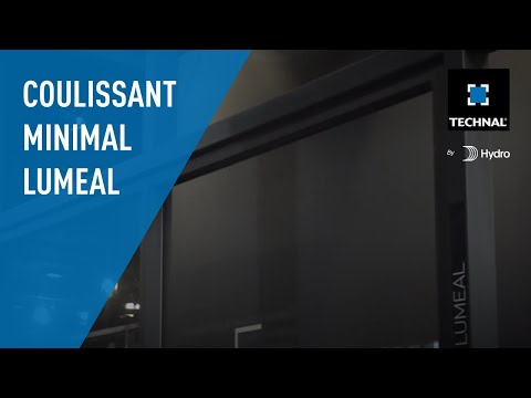 [INNOVATION] Lumeal, coulissant minimal à ouvrant caché by Technal