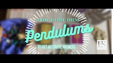 ✨💎 How to use a Pendulum and get accurate Answers🎐✨