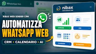 Nibax Web Sender Crm Automatizza Whatsapp Web E Velocizza Il Tuo Lavoro