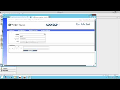 ADDISON User-Help-Desk (AKTE) - Teil 1: „Anmelden und registrieren.“