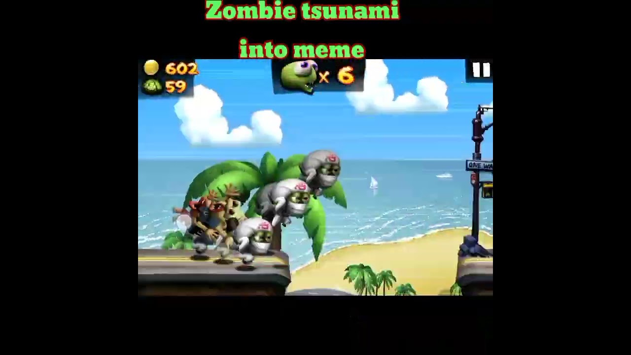Zombie tsunami into meme part 3 
