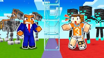 Creating UNLIMITED Storage In Minecraft Volcano Block