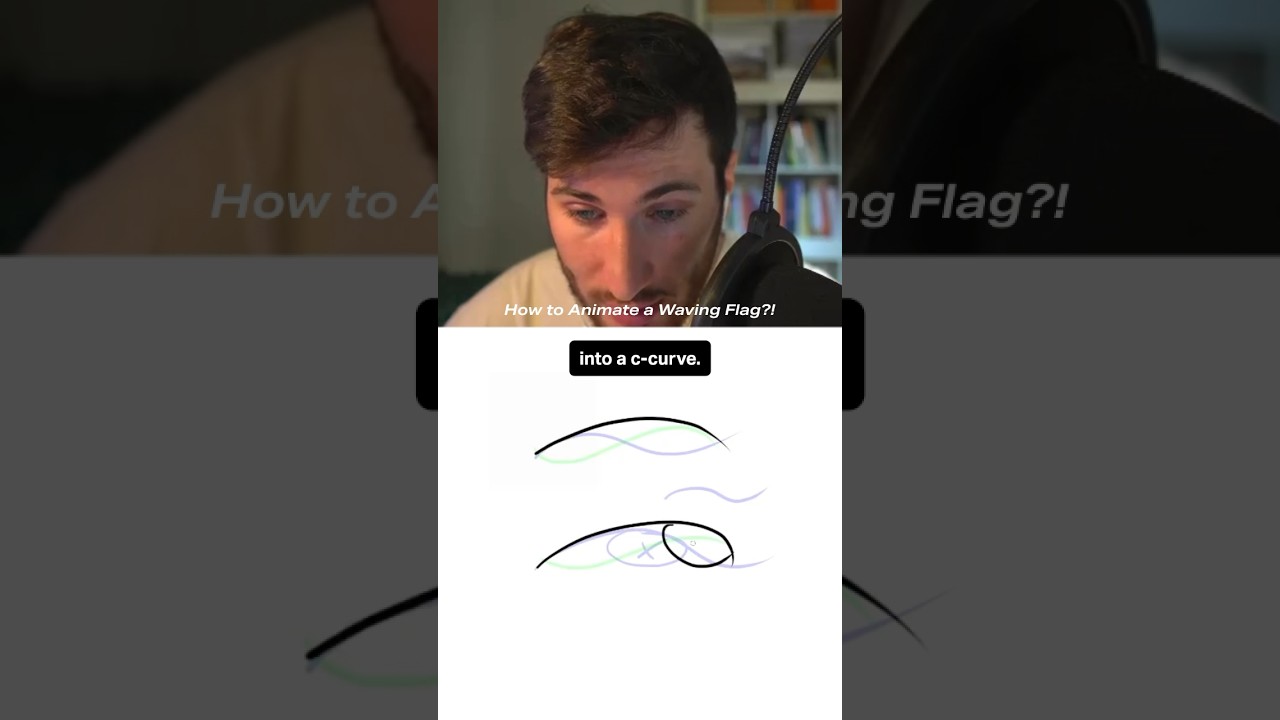 How to Animate a Waving Flag?! Full Video on my Channel🙌