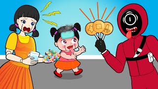 Squid Zombie Baby Gets Sick! Funny Cartoon Episodes