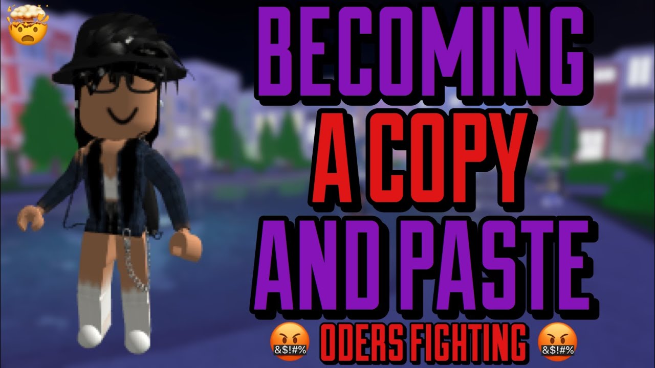 Becoming A Girl Copy And Paste On Roblox Youtube - copy and paste on roblox avatar
