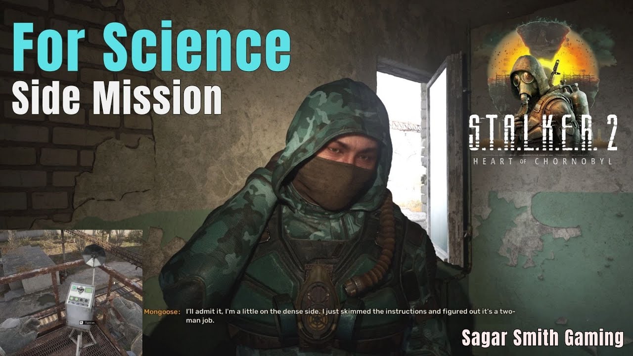 STALKER 2 For Science Side Quest | Yaryk Mongoose | Central Elevator 