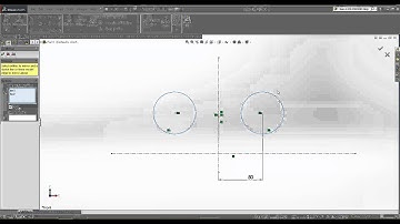 SolidWorks Video Tutorial 2D - Mirror Entities