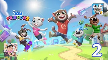 MY TALKING TOM FRIENDS Gameplay Walkthrough (iOS Android) Part 2