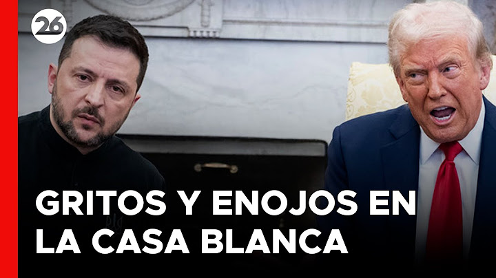 🚨 EEUU | Así discutieron DONALD TRUMP y ZELENSKI en plena reunión en la CASA BLANCA