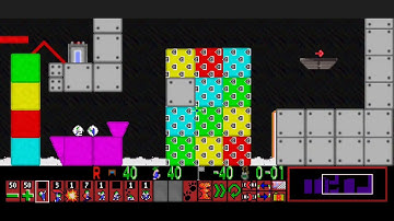 Lemmings custom  - "Treversal" by Flopsy ( Neolemmix )