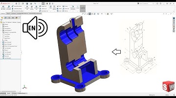 SolidWorks Tutorial 2024! Exercise 114! Revolved Cut step by step! Learn from Home! :D