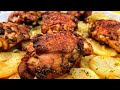 ЛУЧШИЙ СПОСОБ как приготовить курицу с картошкой! Самый ВКУСНЫЙ рецепт из курицы в духовке.