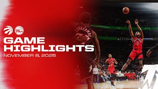 Raptors At Sixers Game Highlights - November 8, 2025