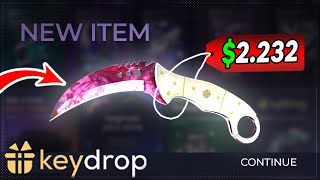 KEYDROP FINALLY I WON $5000 M4A4 POSEIDON! Keydrop Promo Code 2025
