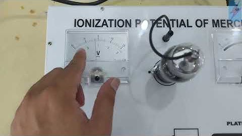 Ionization Potential of Mercury part 1 #modern #physics #lab #experiment