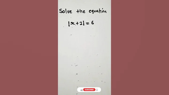 💥Solve Absolute Value Equations in Seconds! 🔥 #Shorts