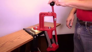 Adjusting Lee Collet Necksizing Die On Toggle Over Center Press