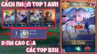 “ Một Đêm Đỉnh Cao “ Part 17 Cách Nhận Top Một Airi s1-2024 Cùng Các Top BXH Đỉnh Cao Rank 1k9 Đỉnh