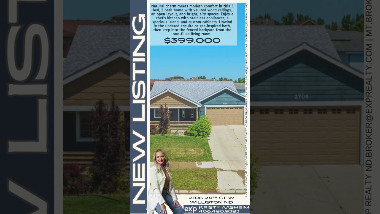  NEW LISTING 399 000