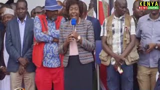 Charity Ngilu reacts to Martha Karua being named Raila Odinga Running Mate