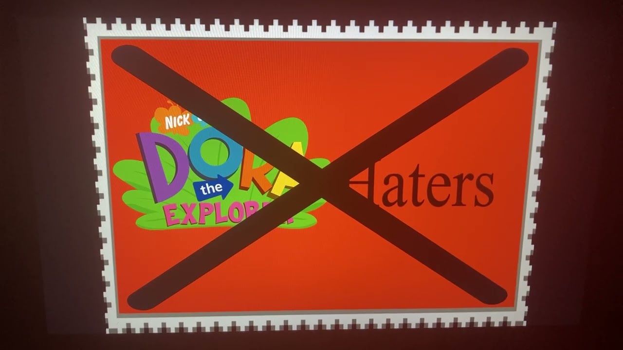 Anti Toxic Dora The Explorer Haters Stamp. (Read Description)