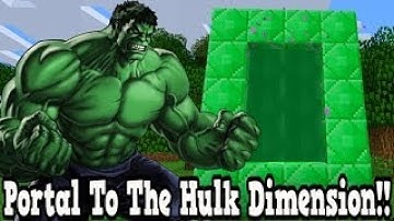 Minecraft How To Make A Portal To Space - Space Dimension Showcase!!!