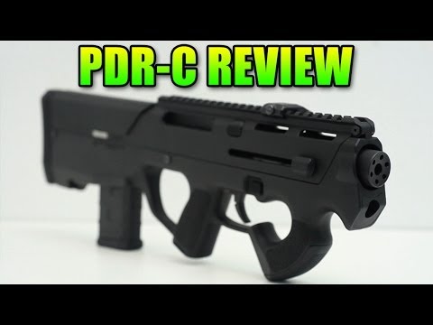 Airsoft Magpul PTS PDR-C Review & Gameplay (PDW-R)