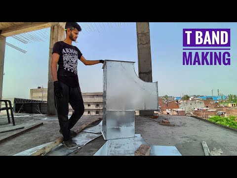 How to make T Band / GI Duct T Point Kaise banaye full Details /