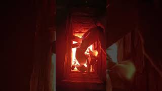 Печь Ракета.Rocket stove. Шесть лет эксплуатации в Сибири. #большой #дом #мороз #зима #печь #обогрев