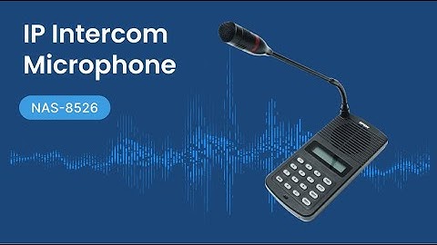 [Product] SPON NAS-8526 IP Intercom Microphone