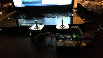 Basic 2 Stepper Motor Control Using Arduino Uno and Adafruit Motorshield