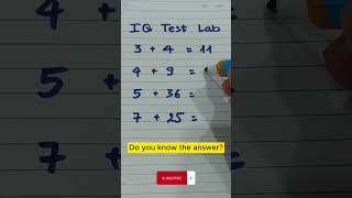 IQ test questions! Do you know the answer why 😲 98% fail  #iq_test #iqtestlab