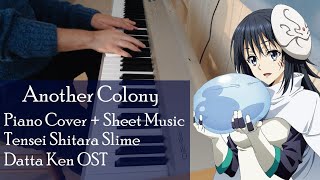 Video thumbnail of "Tensei Shitara Slime Datta Ken - Another Colony Episode 8 Piano Cover + Sheet Music"