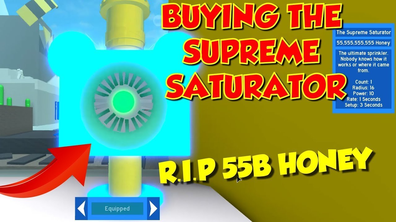 Getting Supreme Saturator In Roblox Bee Swarm Simulator Youtube - yellow supreme roblox