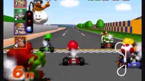 Mario Kart 64 moon jump code