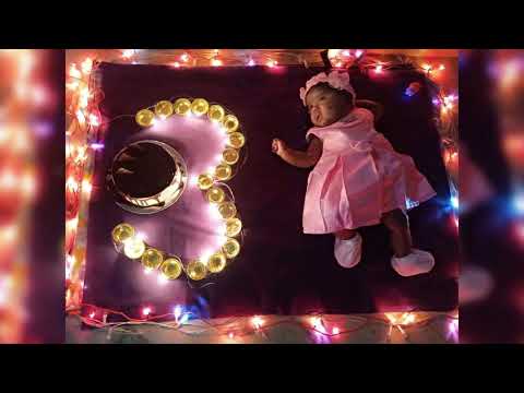 3rd month birthday baby photoshoot ideas - YouTube