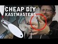 How to Build FAKE Kastmasters with Cheap Blanks DIY | Add Bucktails to ANY Hook