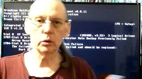 013 HP DL380 G7 Server Fedora 32 Halted Boot Bad HD Keyboard wont work Took Drive out