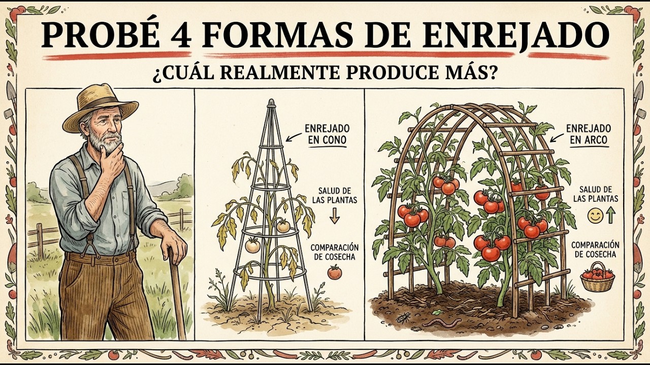 Probé 4 formas de enrejado — ¿cuál realmente produce más?